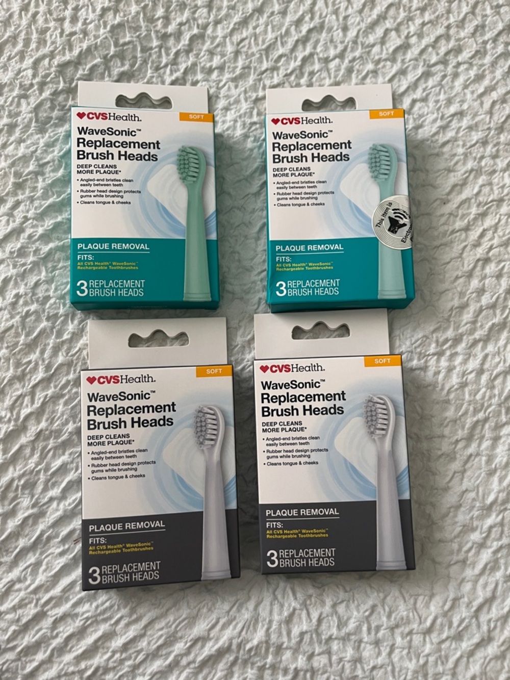 CVS WaveSonic Replacement ToothBrush Heads